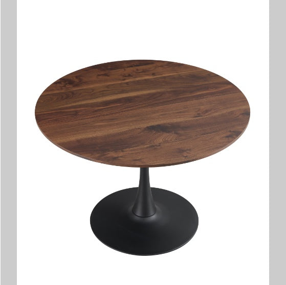 Natural Wood Tulip Table, Round