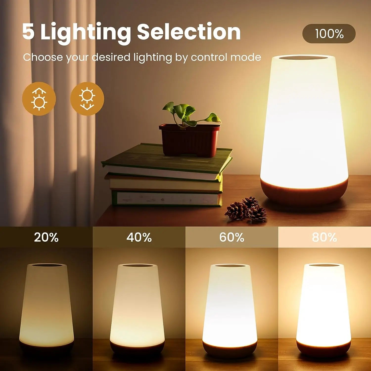 Ambient Color Changing Rechargeable Lamp