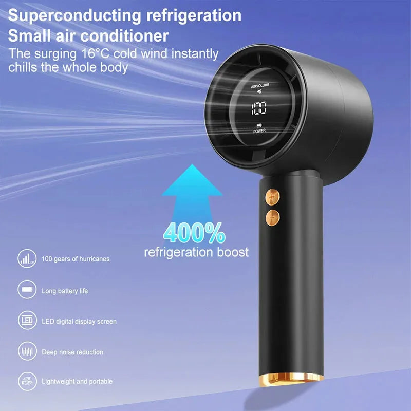 Chic Handheld Portable Turbo Fan