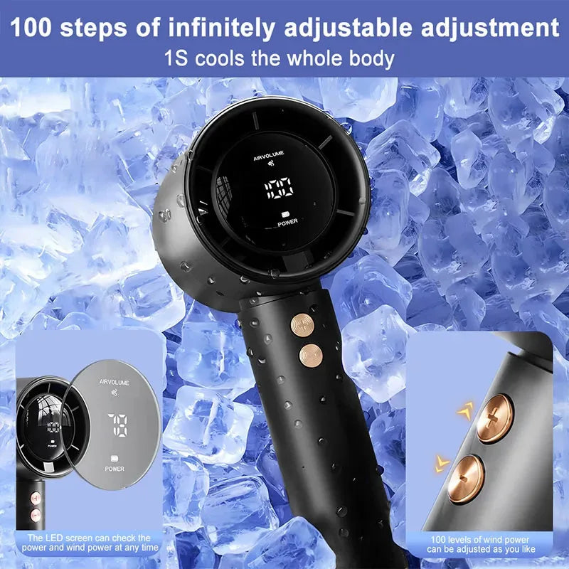 Chic Handheld Portable Turbo Fan