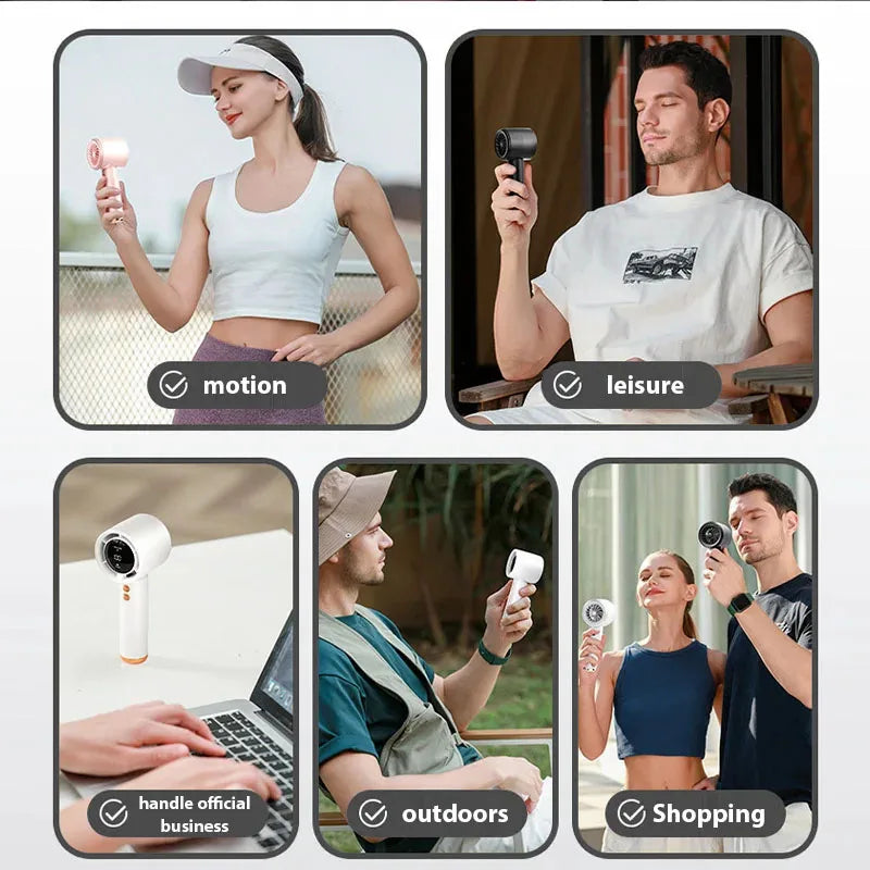 Chic Handheld Portable Turbo Fan
