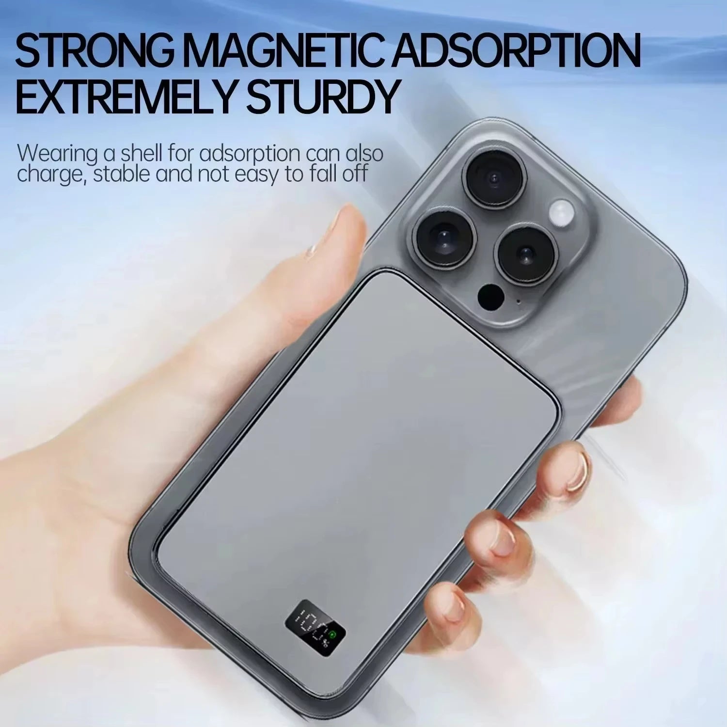 Lenovo Magnetic Lightweight Wireless Power Bank Fast Charging Magsafe External Battery - iPhone/Android