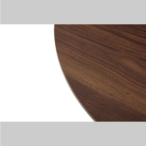 Natural Wood Tulip Table, Round